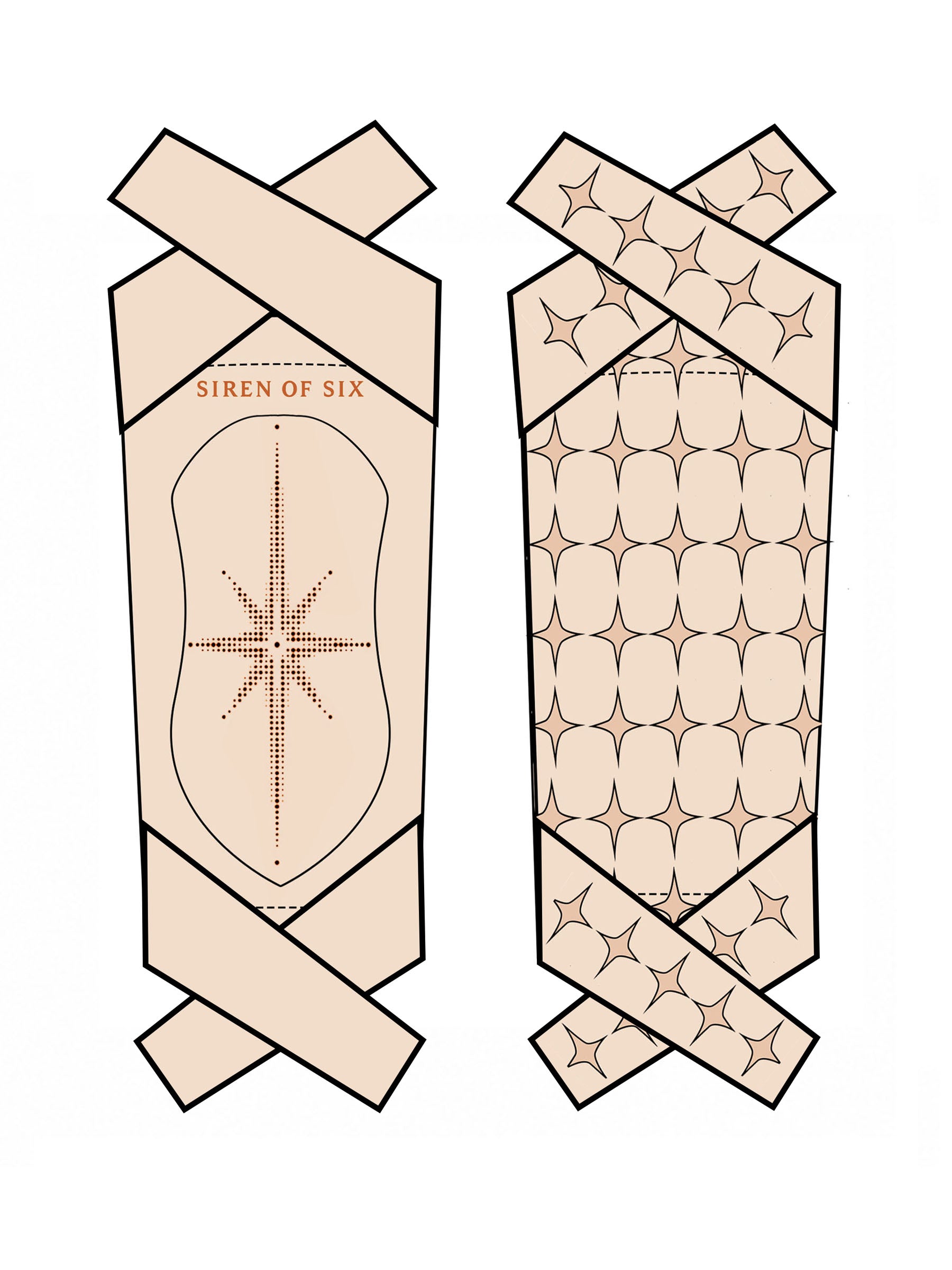 Siren Knee Guards - Ivory