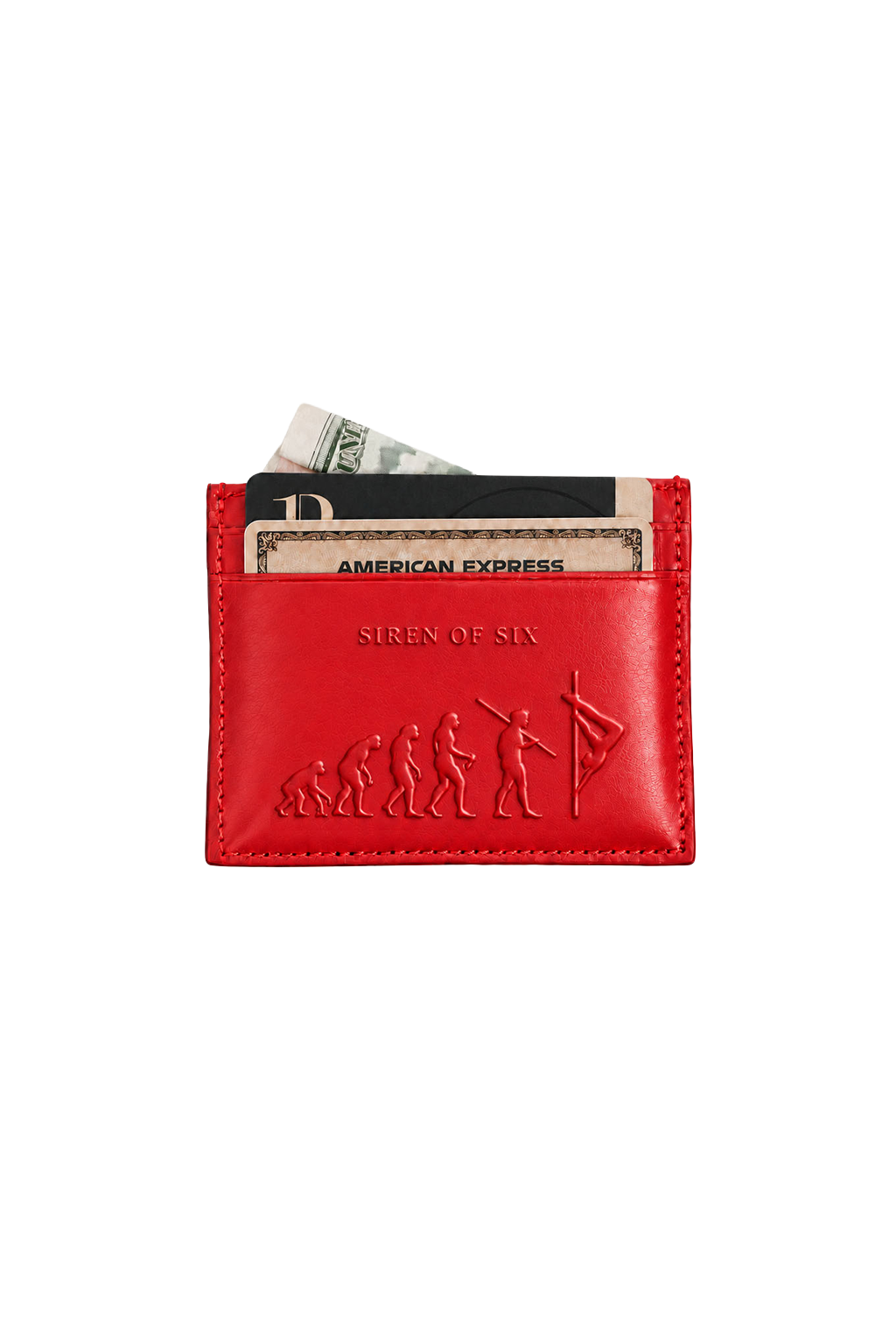 Goddess Card Wallet - Red